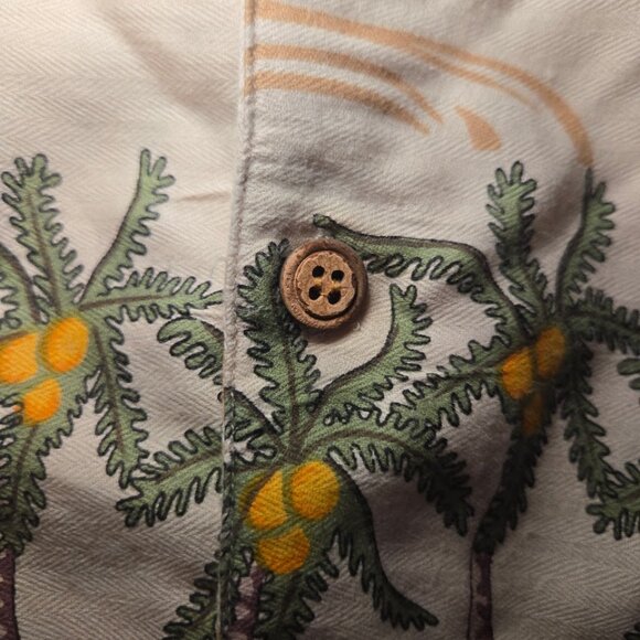 Colo Wear Hawaiian Shirt Woody Car Palm Tree Surfboard Aloha M - Picture 5 of 9